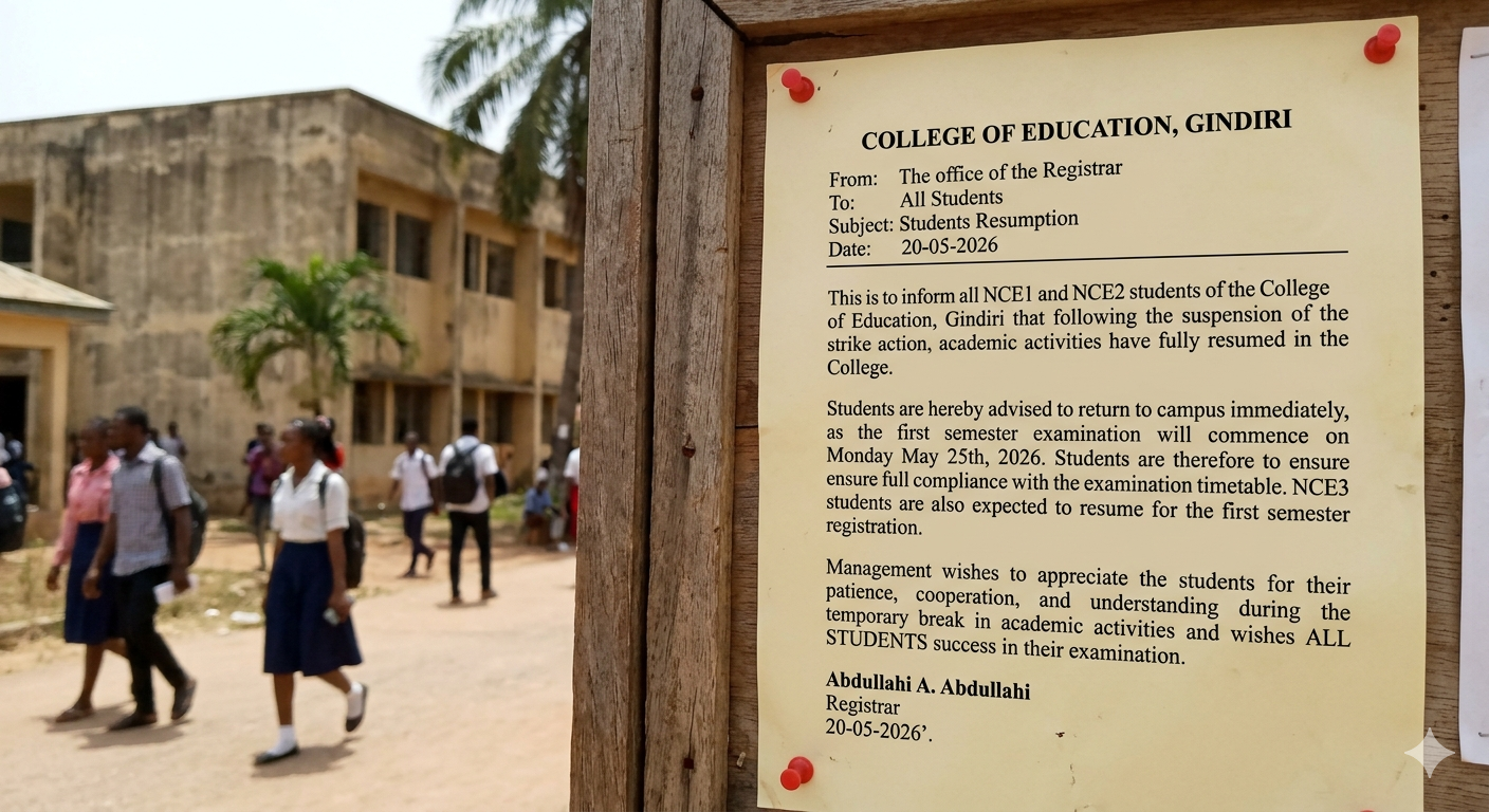 Students Resumption